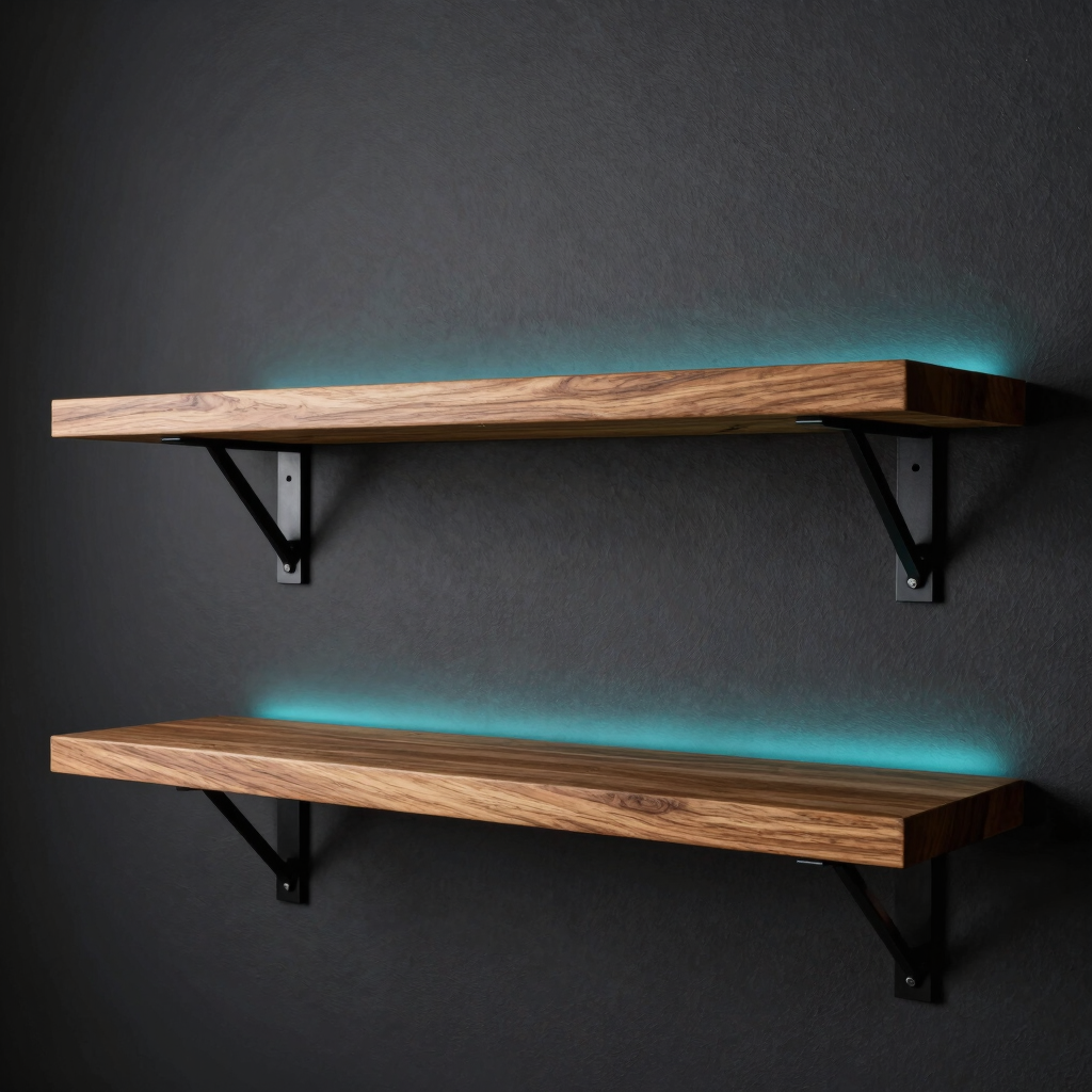 Gridline Industrial Wall Shelf