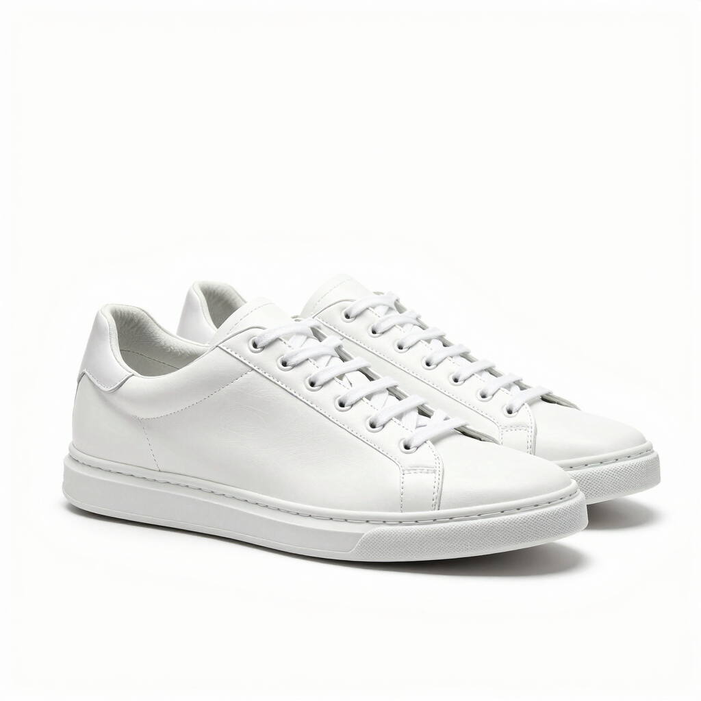 Classic White Leather Sneakers