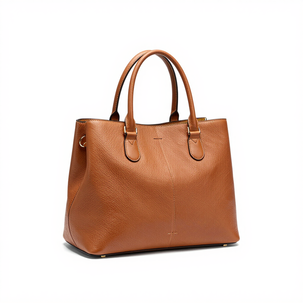 Structured Leather Everyday Tote