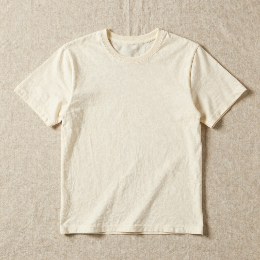 Heavyweight Boxy Tee in Cream