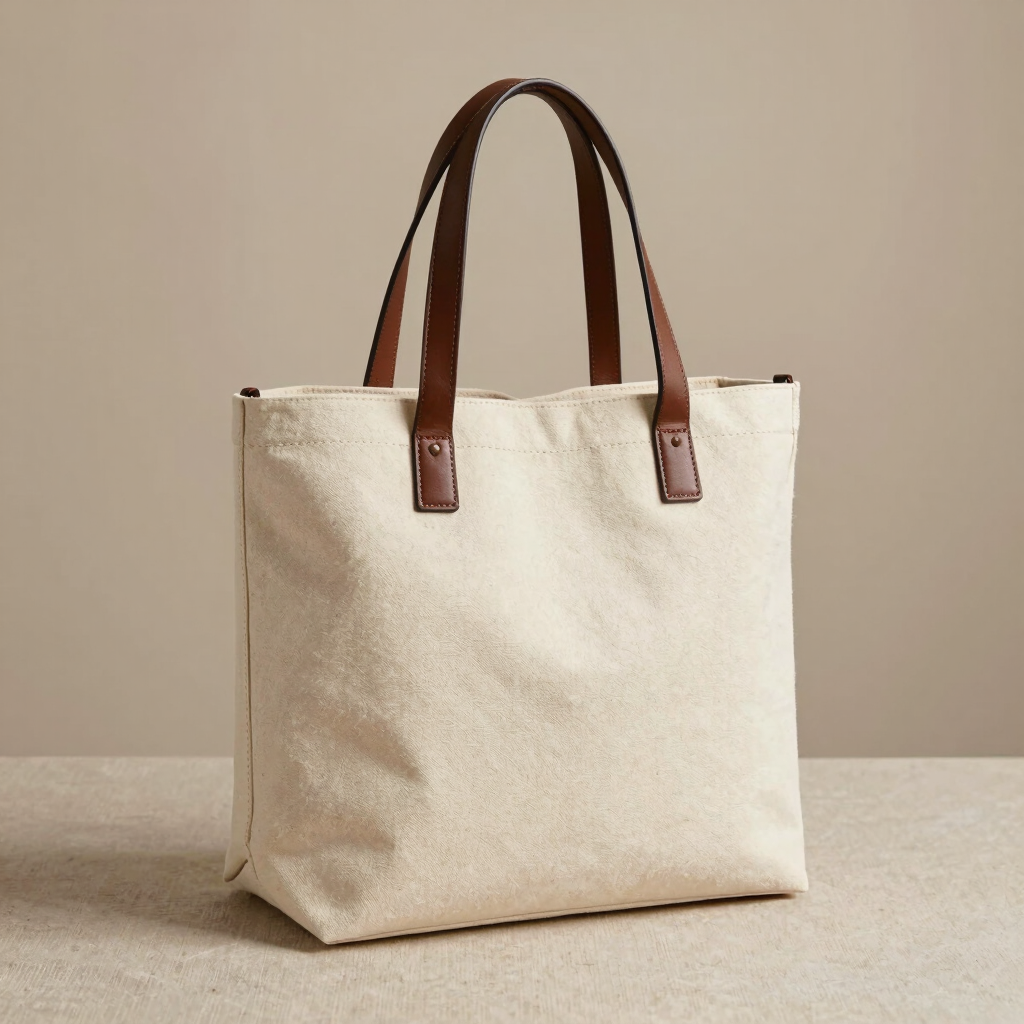 Minimalist Canvas Tote Bag