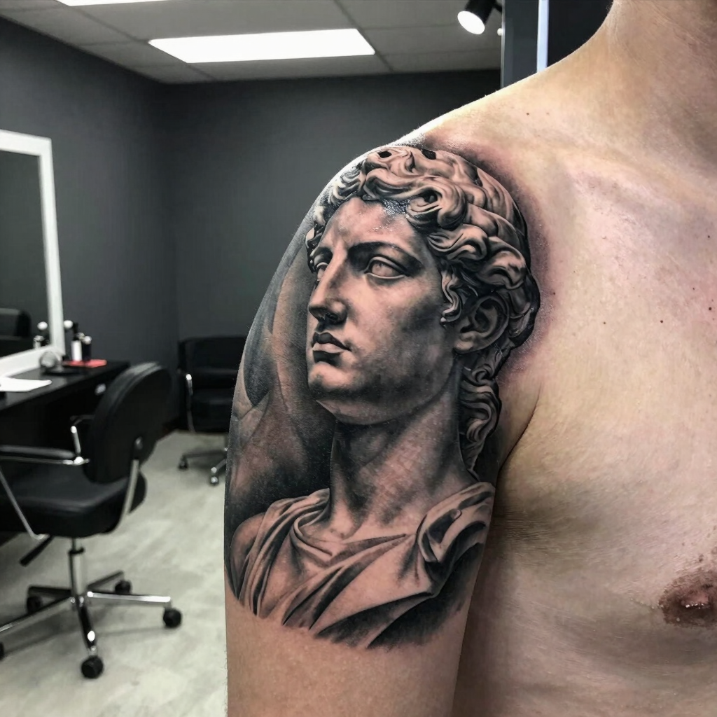 Black & Grey Realizm Dövme Seansı