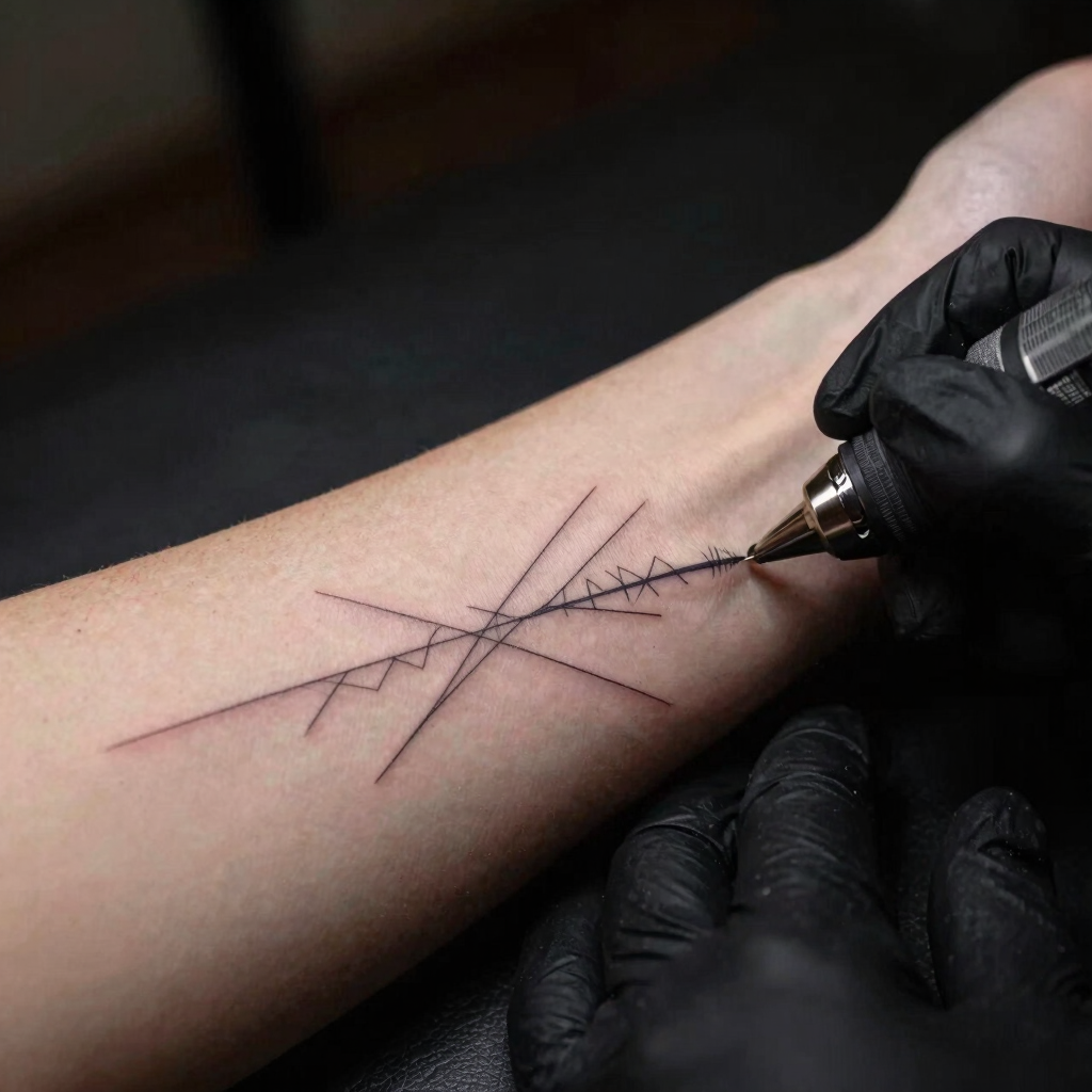 Fine Line & Minimal Dövme Uygulaması