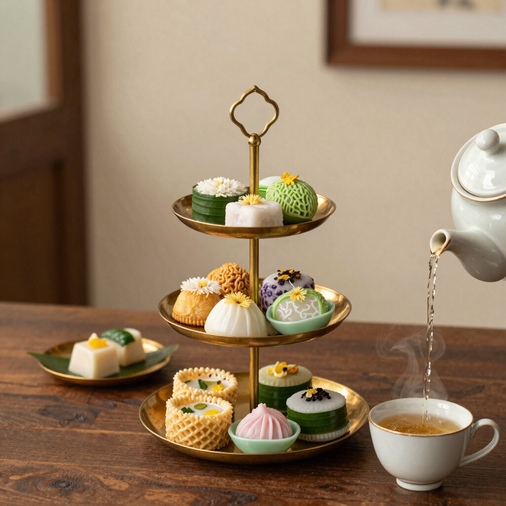 Vintage Thai Afternoon Tea