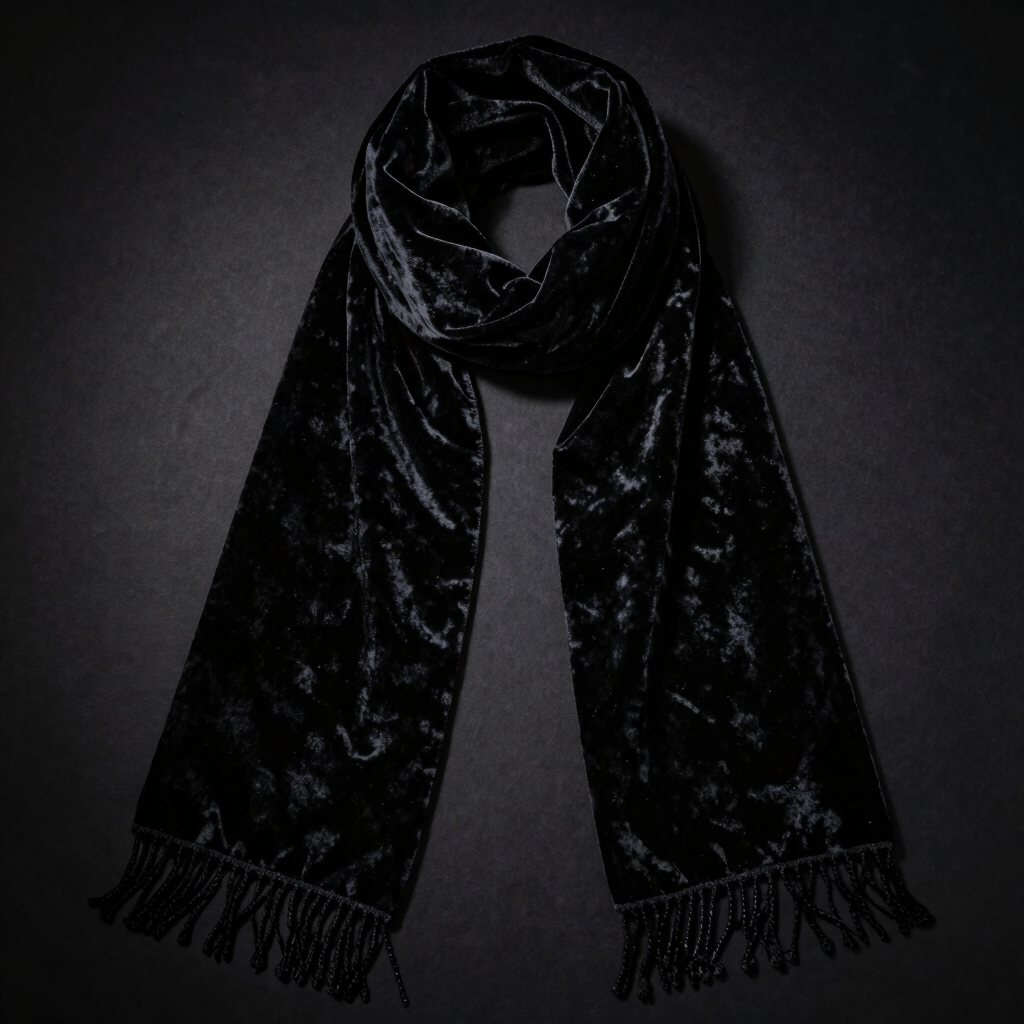 Sable Velvet Scarf
