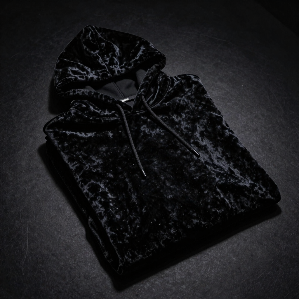 Plush Velvet Oversized Hoodie
