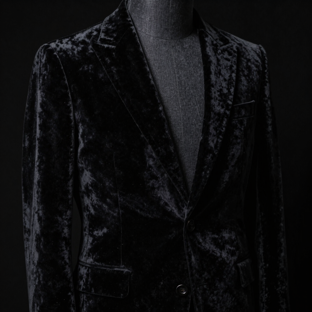 Midnight Velour Blazer