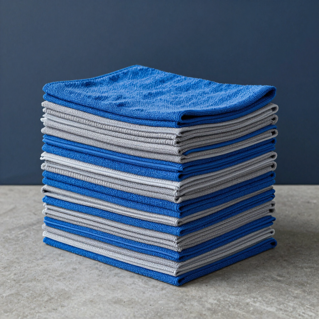 Industrial Grade Microfibre Cloths 50-Pack