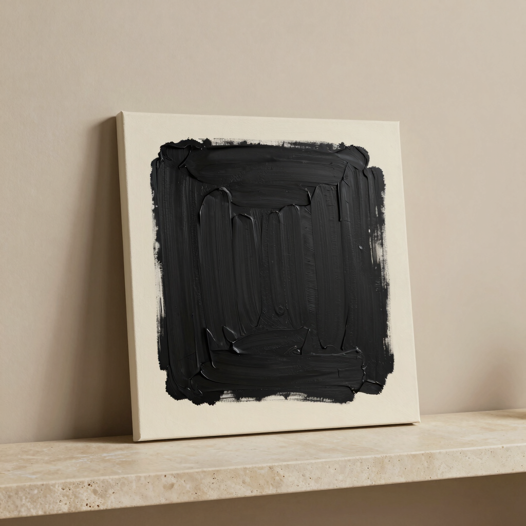 Ethereal Silence Abstract Canvas