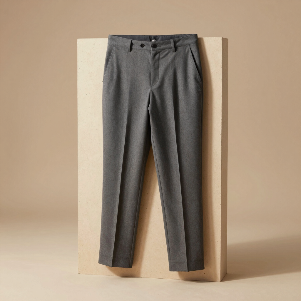 The Charcoal Pleated Trouser