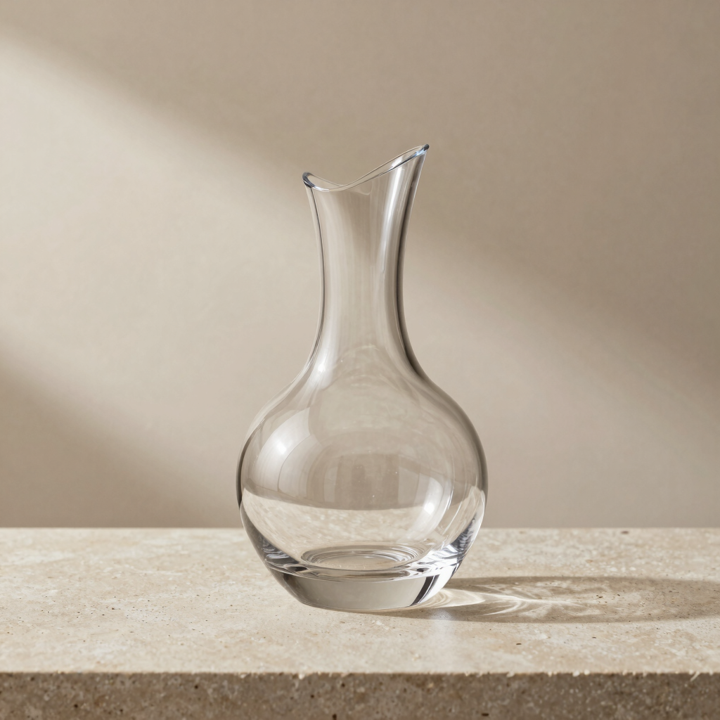 Hand-Blown Crystal Wine Decanter