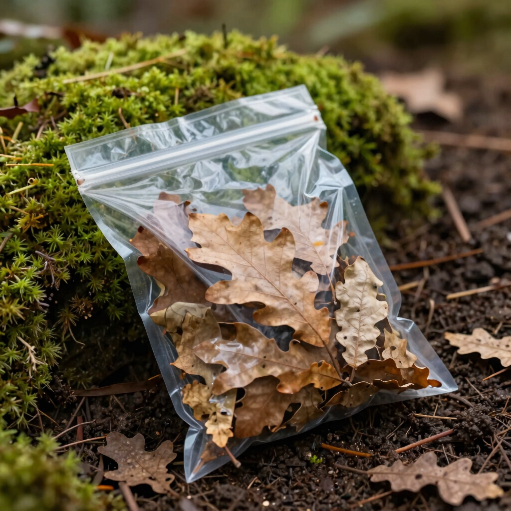 Premium Oak Leaf Litter Bag