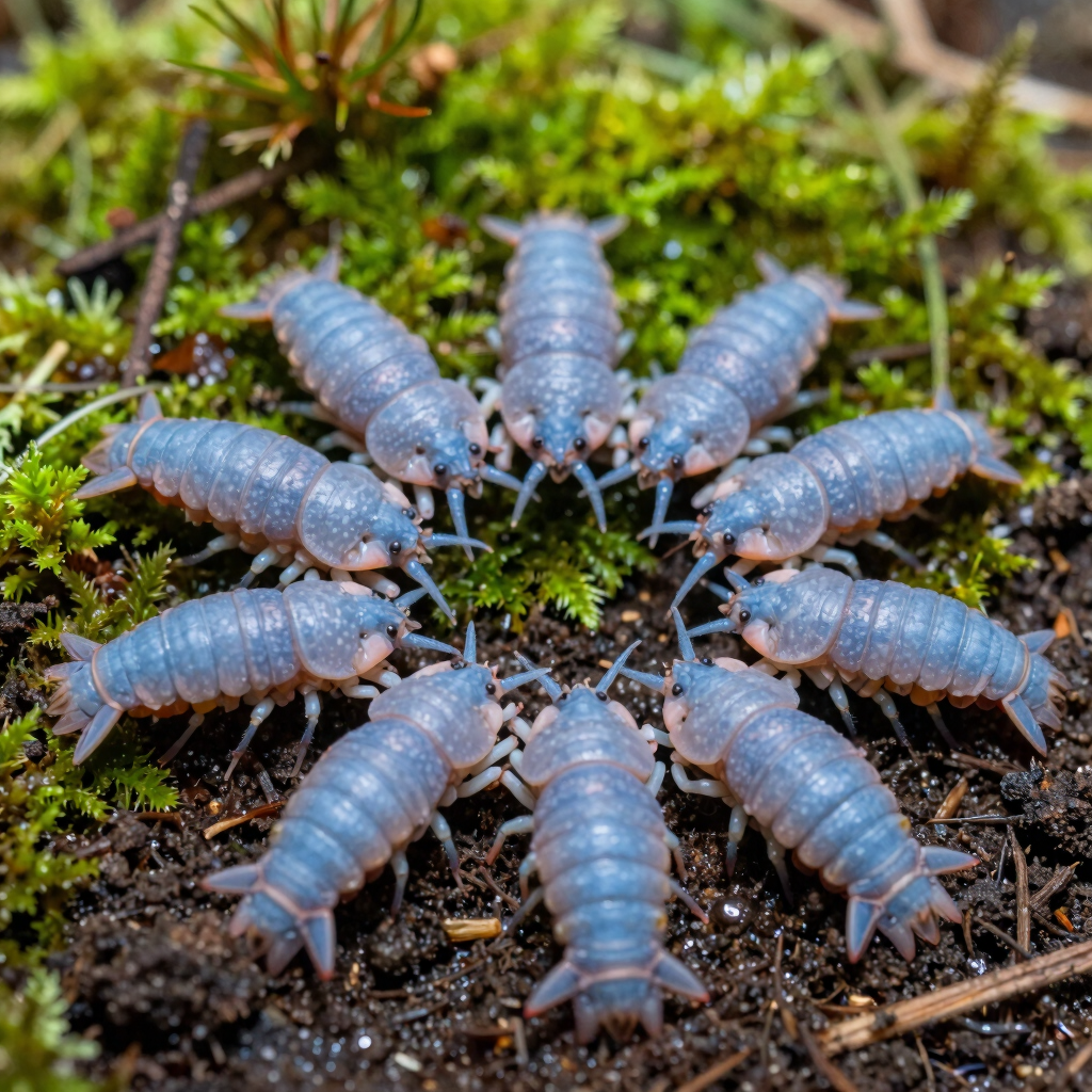 Powder Blue Isopods - 12 Count