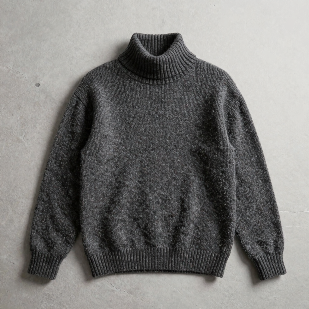 Ribbed Merino Knit Sweater