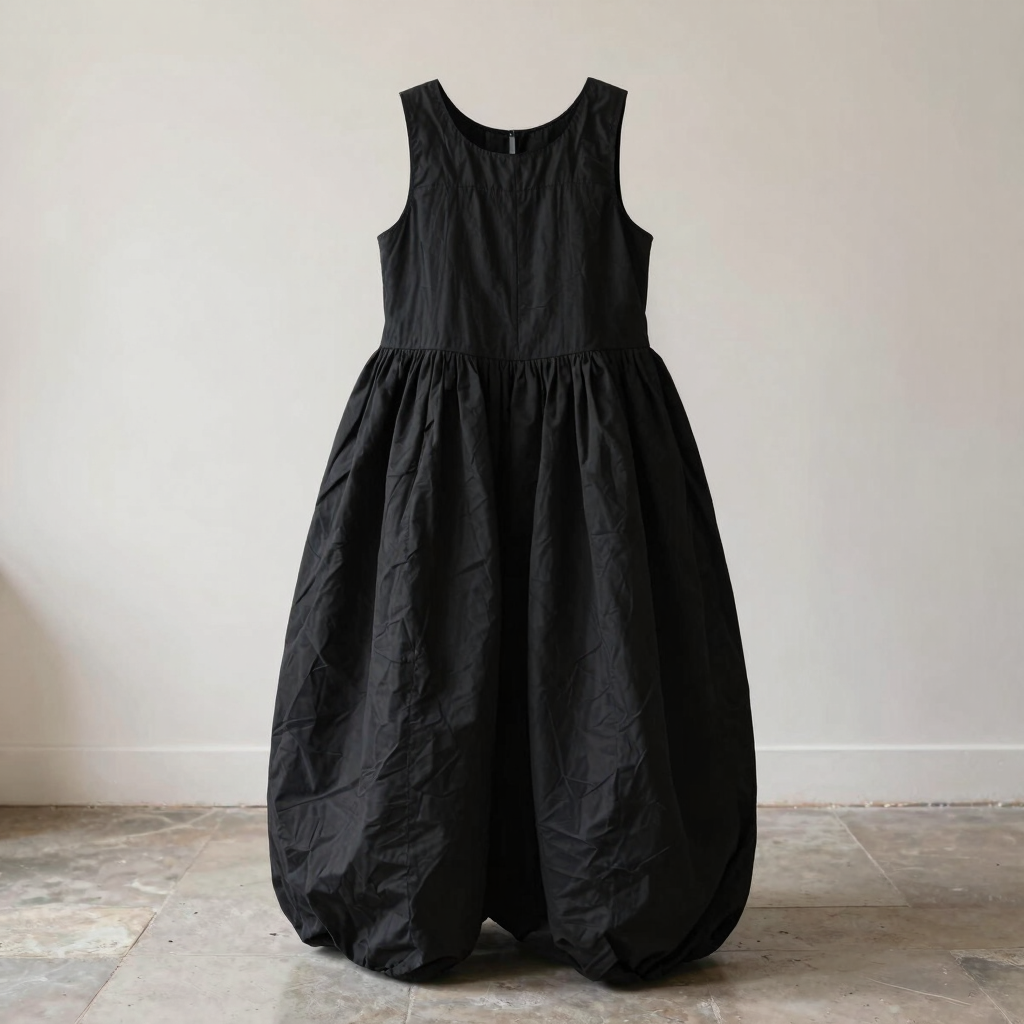 Oversized Poplin Cotton Dress