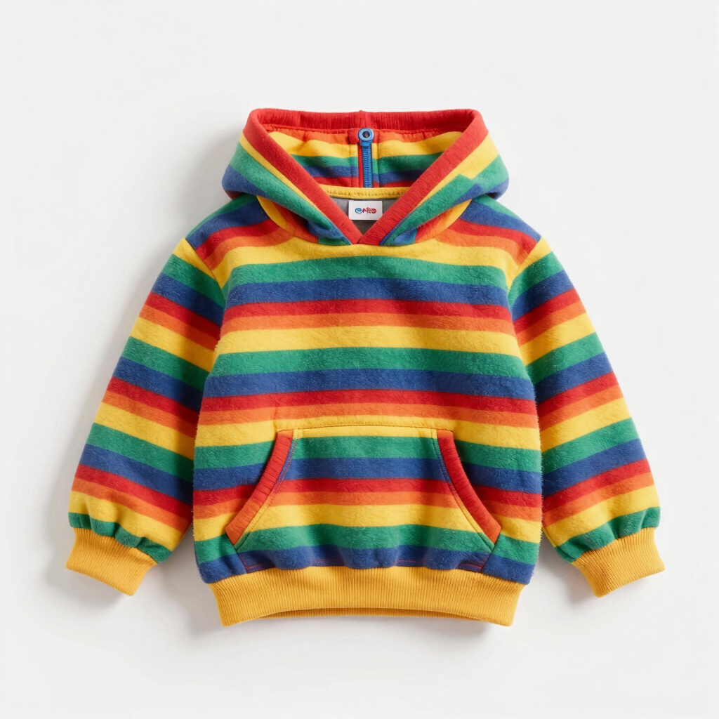 Sudadera con Capucha Arcoíris