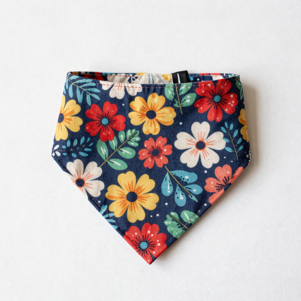 Bandana Ajustable Flores de Celaya