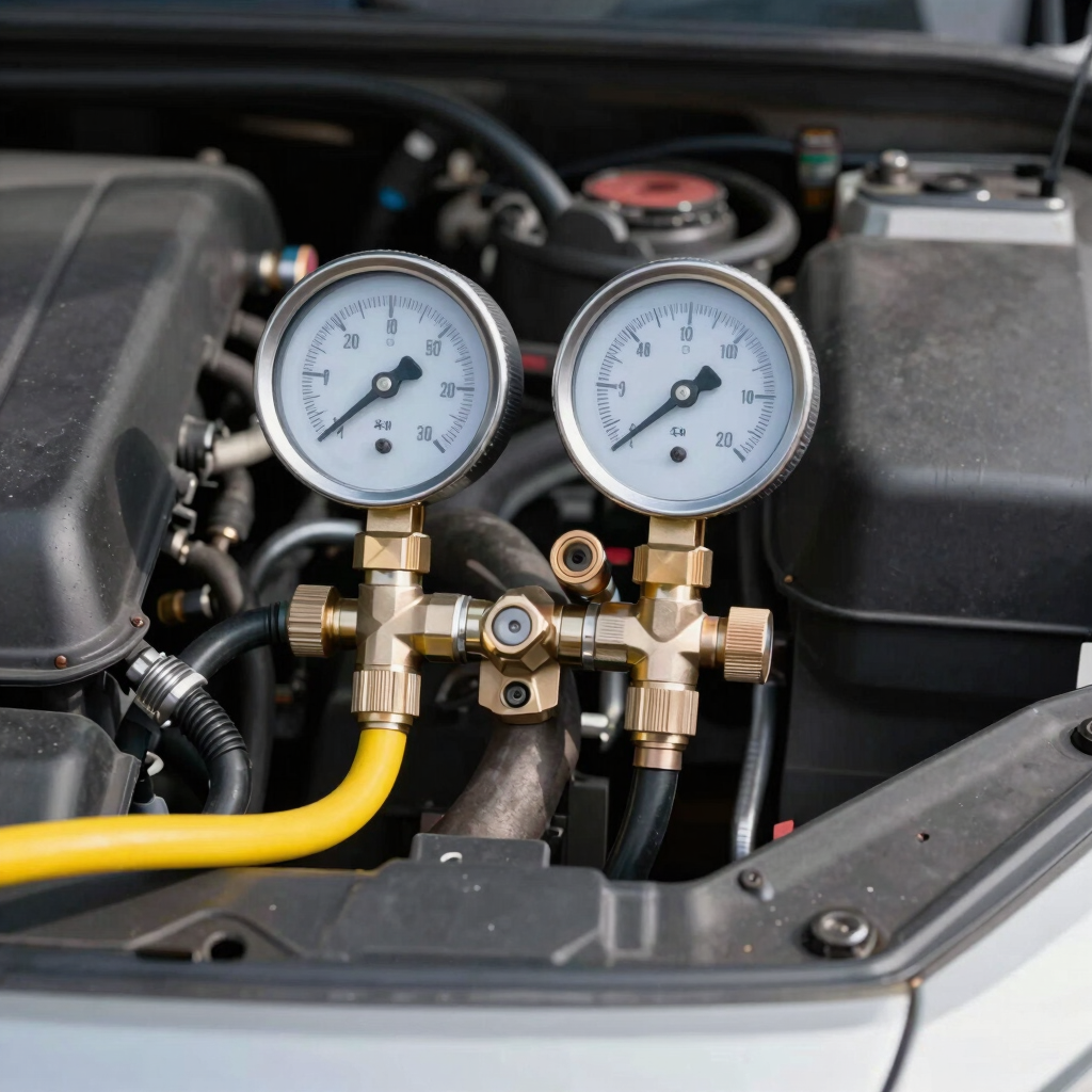 Automotive AC Recharge & System Check