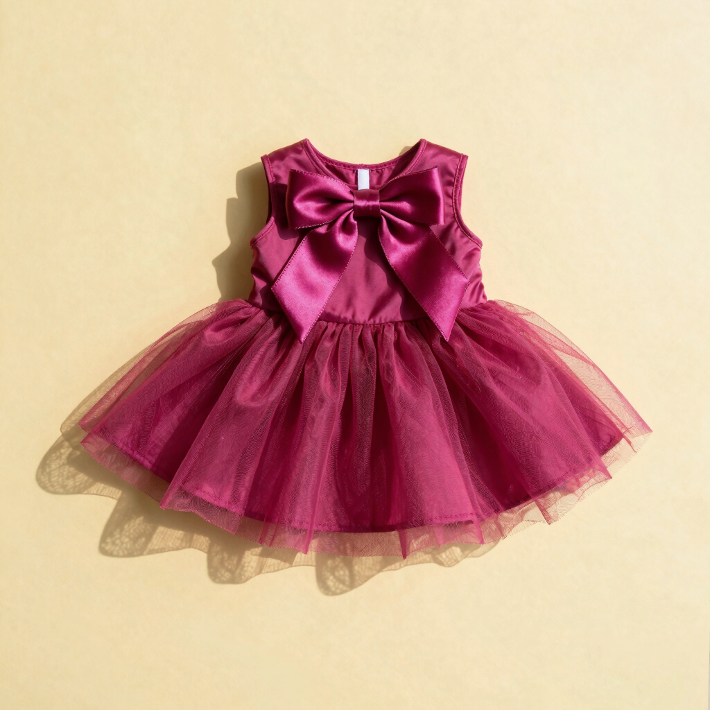 Vestido de Fiesta Fresa