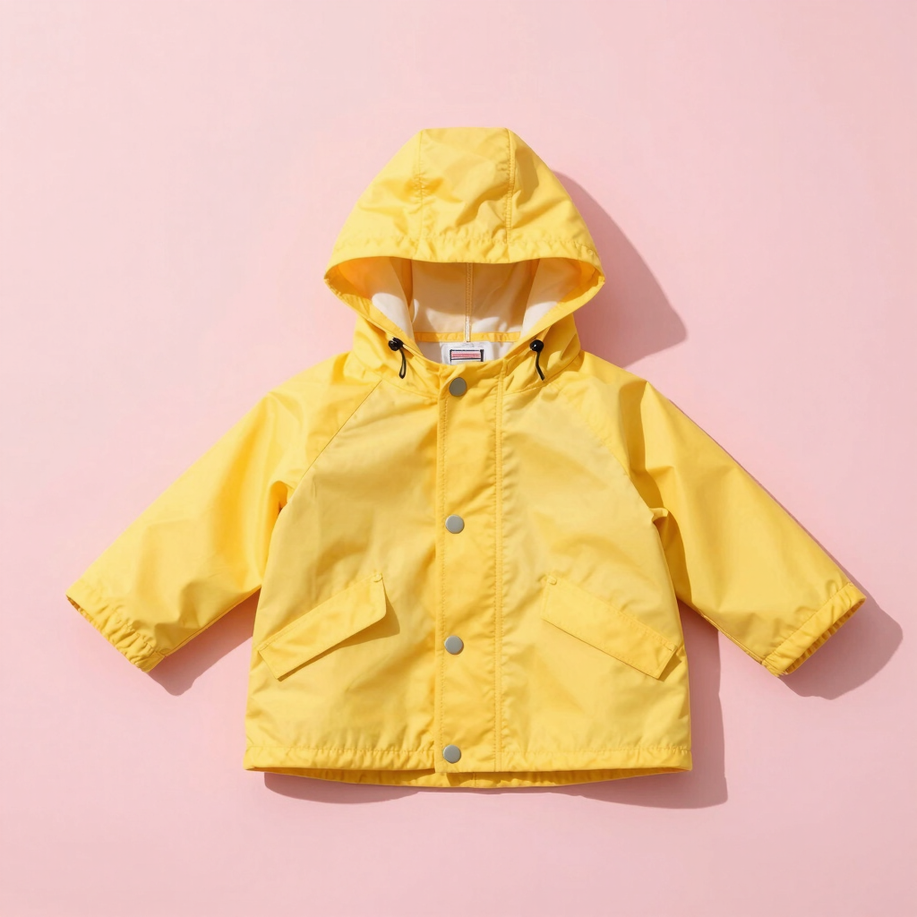 Impermeable Amarillo Neón