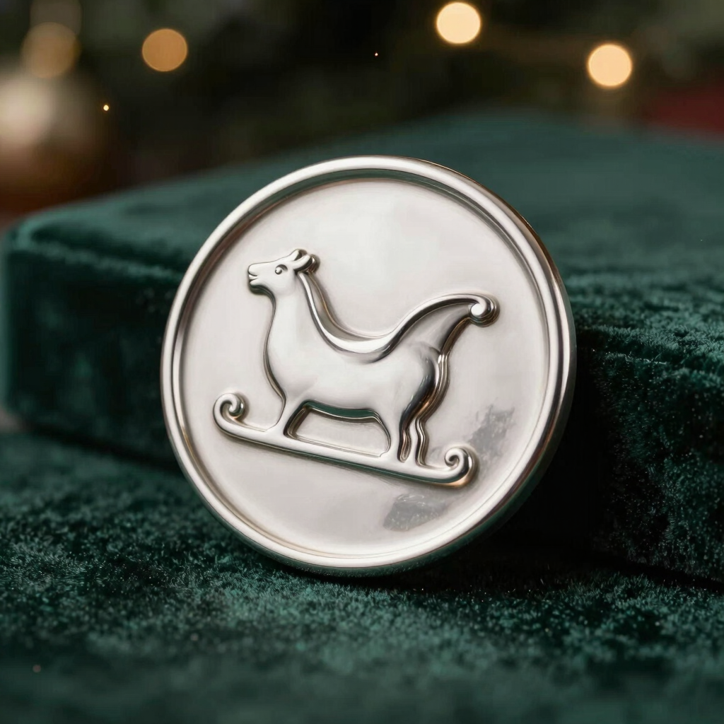 The Midnight Sleigh 2 oz Silver Round