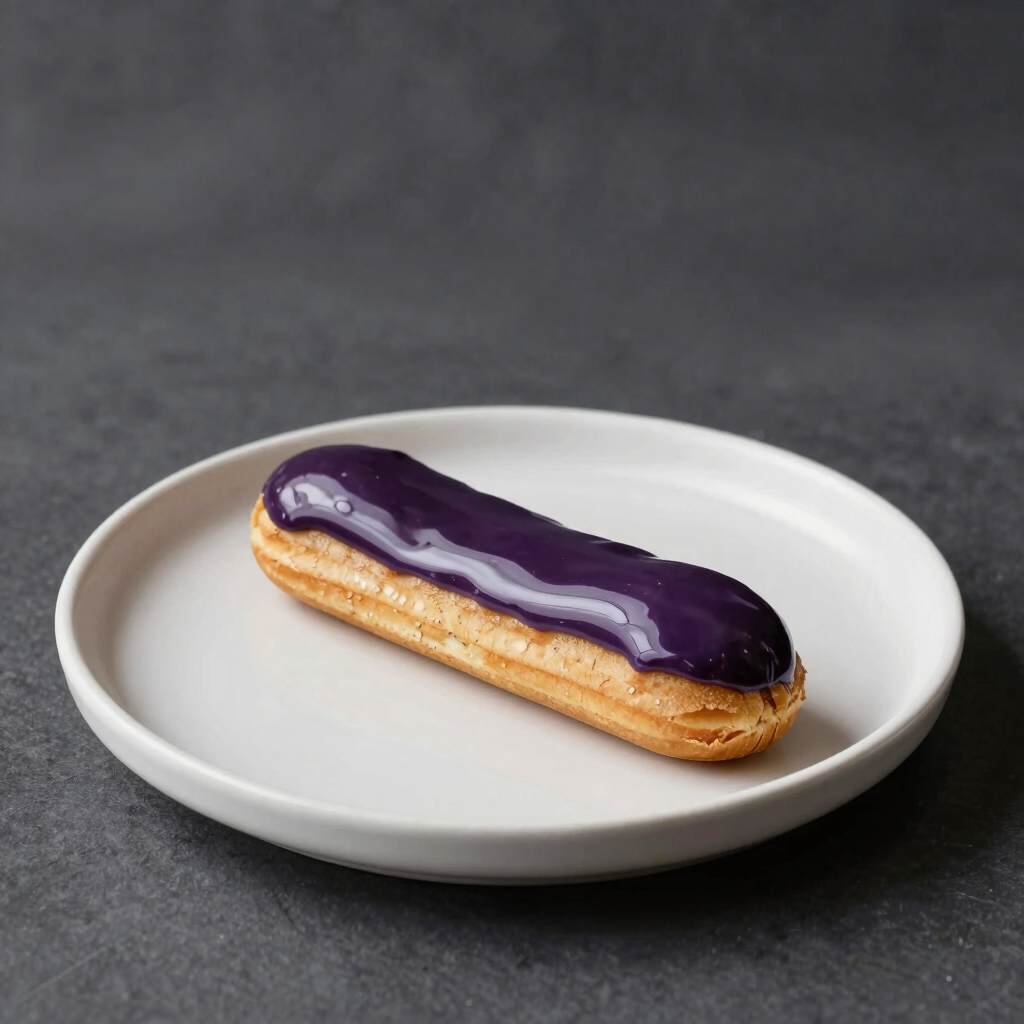 Blackberry Violet Éclair
