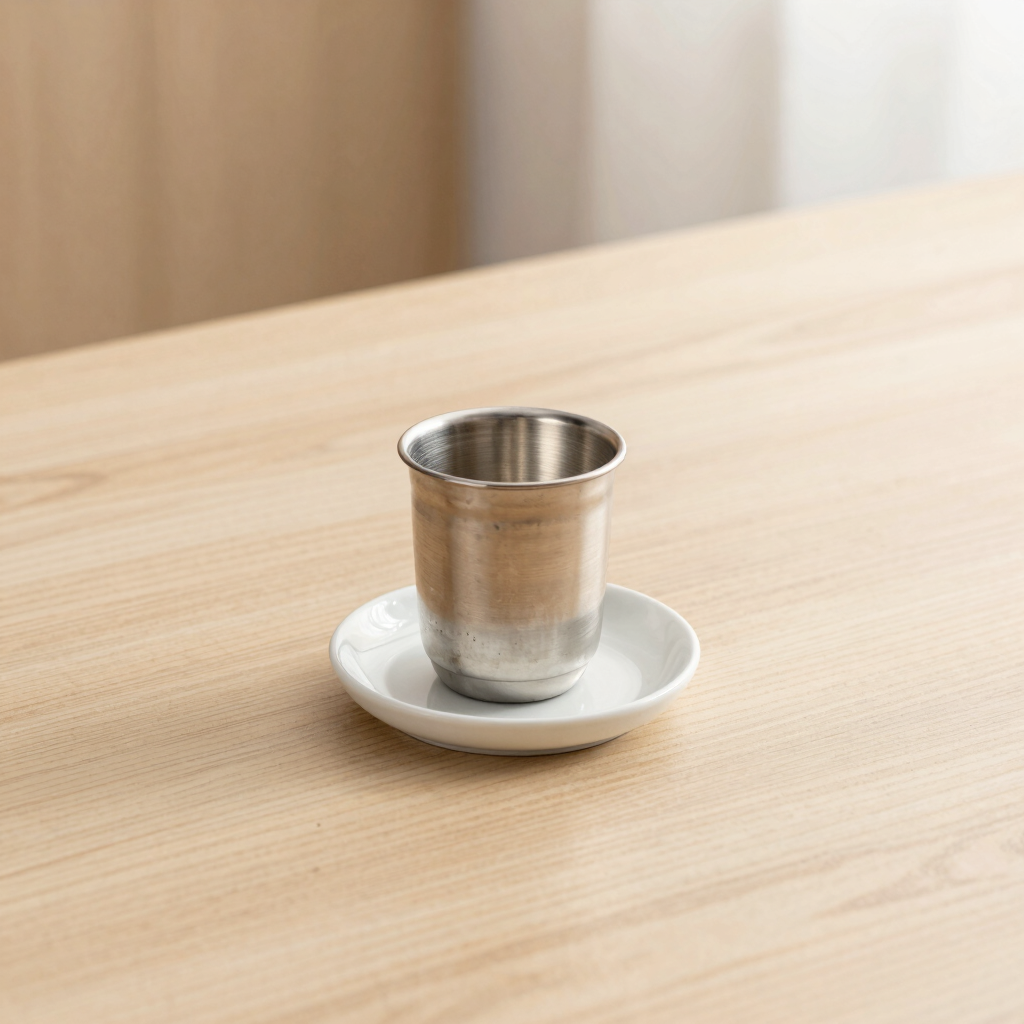 Infusor de Chá de Inox com Apoio
