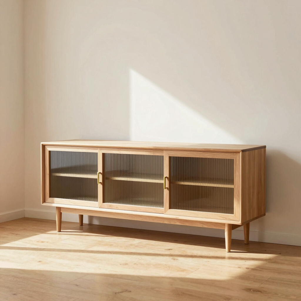 Solas Fluted Glass Sideboard
