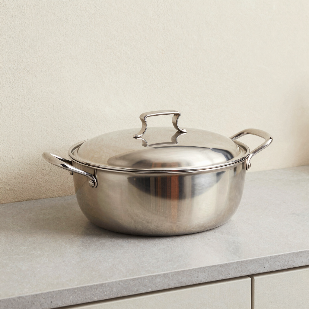 ORYN Triply Stainless Steel Kadai (24cm)