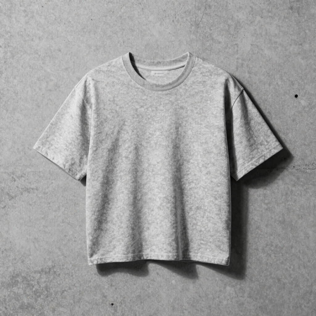 Camiseta Boxy Concrete Wash