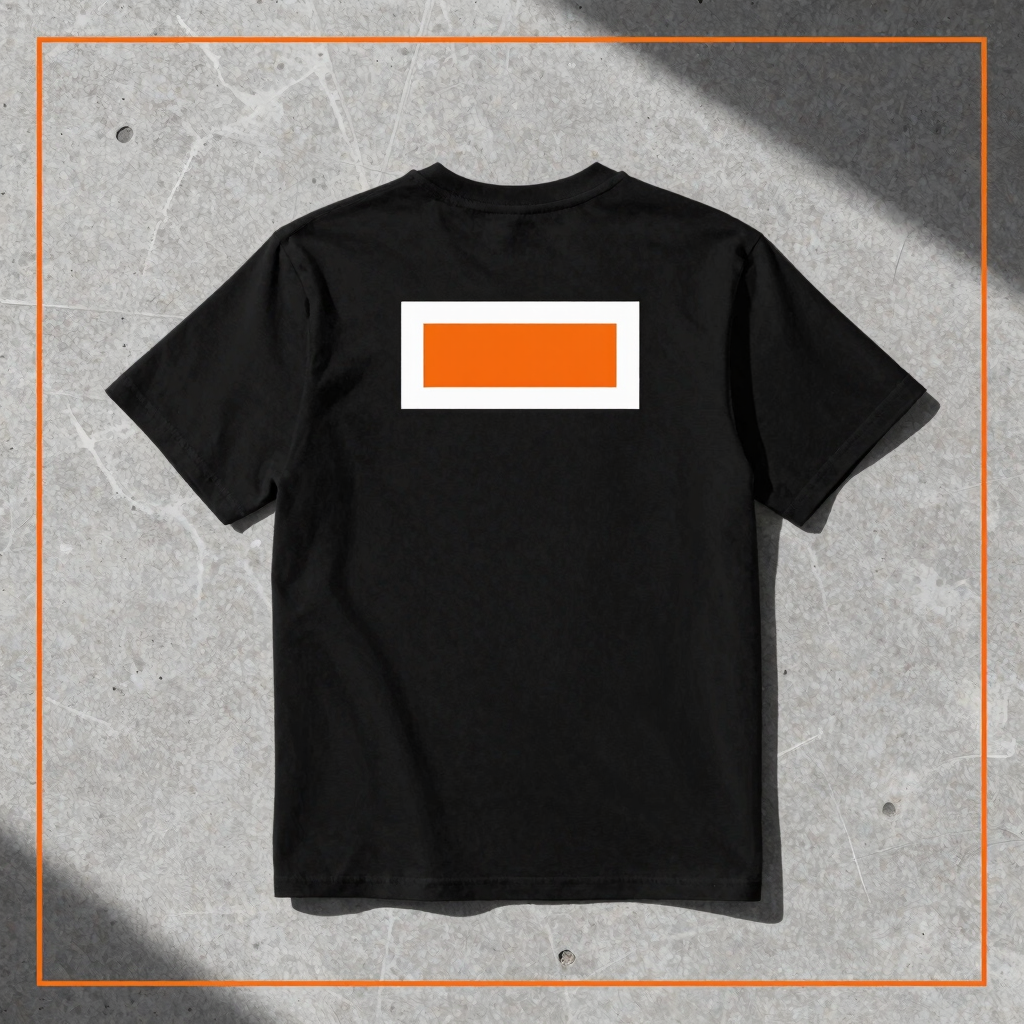 Linear Graphic Tee in Onyx