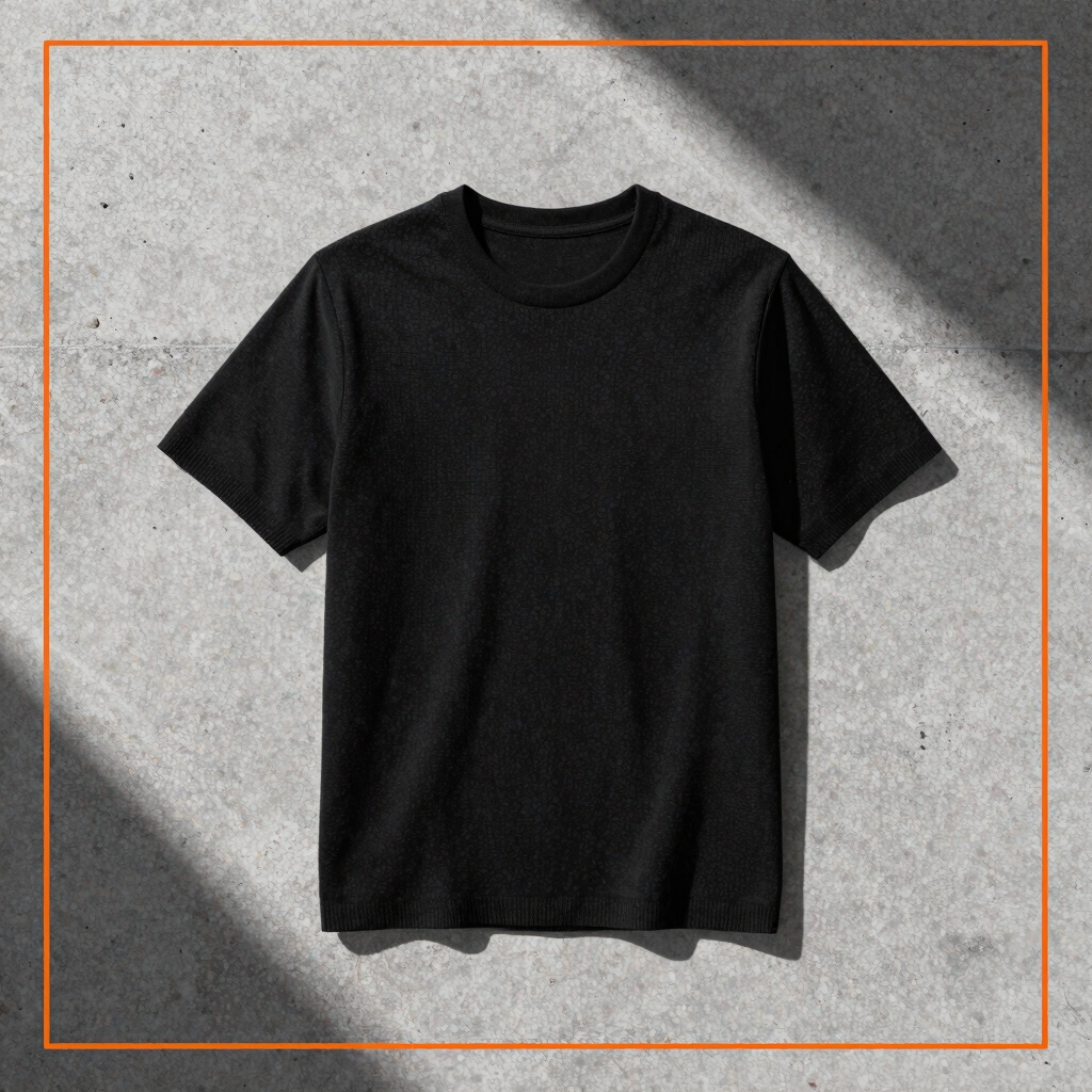 Heavyweight Boxy Tee in Carbon
