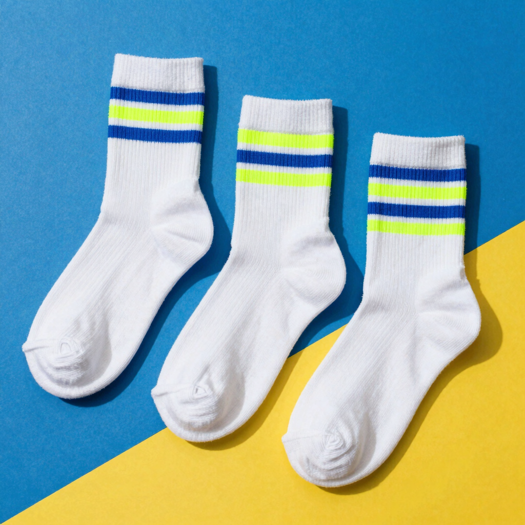 Mega-Stripe Heavy Knit Socks