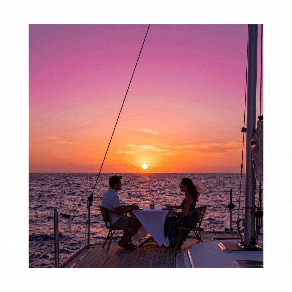 Cruise al Atardecer con Cena Privada y Maridaje