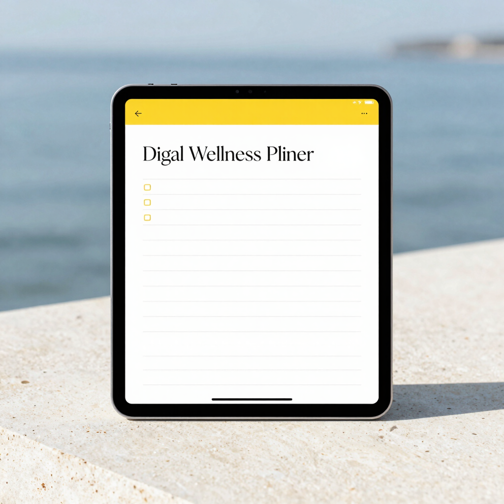 Zenith Daily Wellness Planner