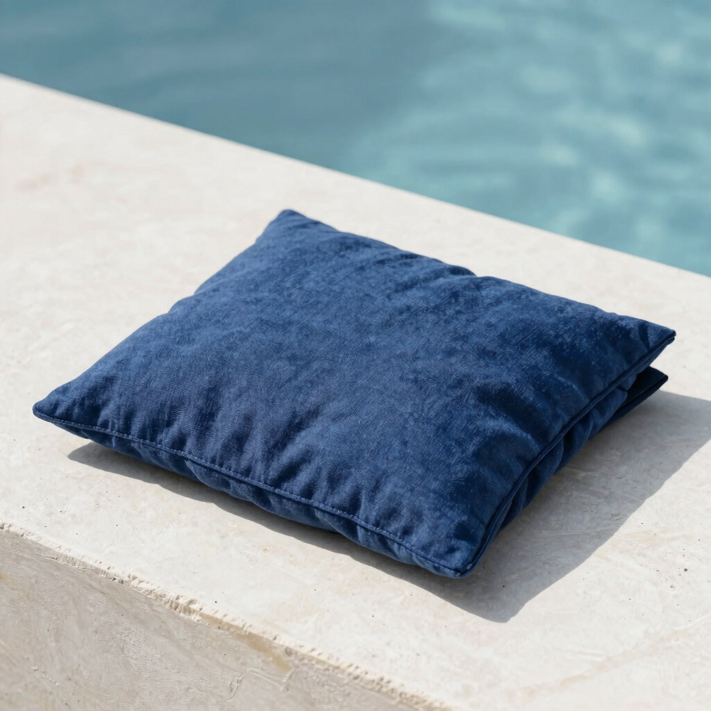 Maritime Blue Linen Eye Pillow
