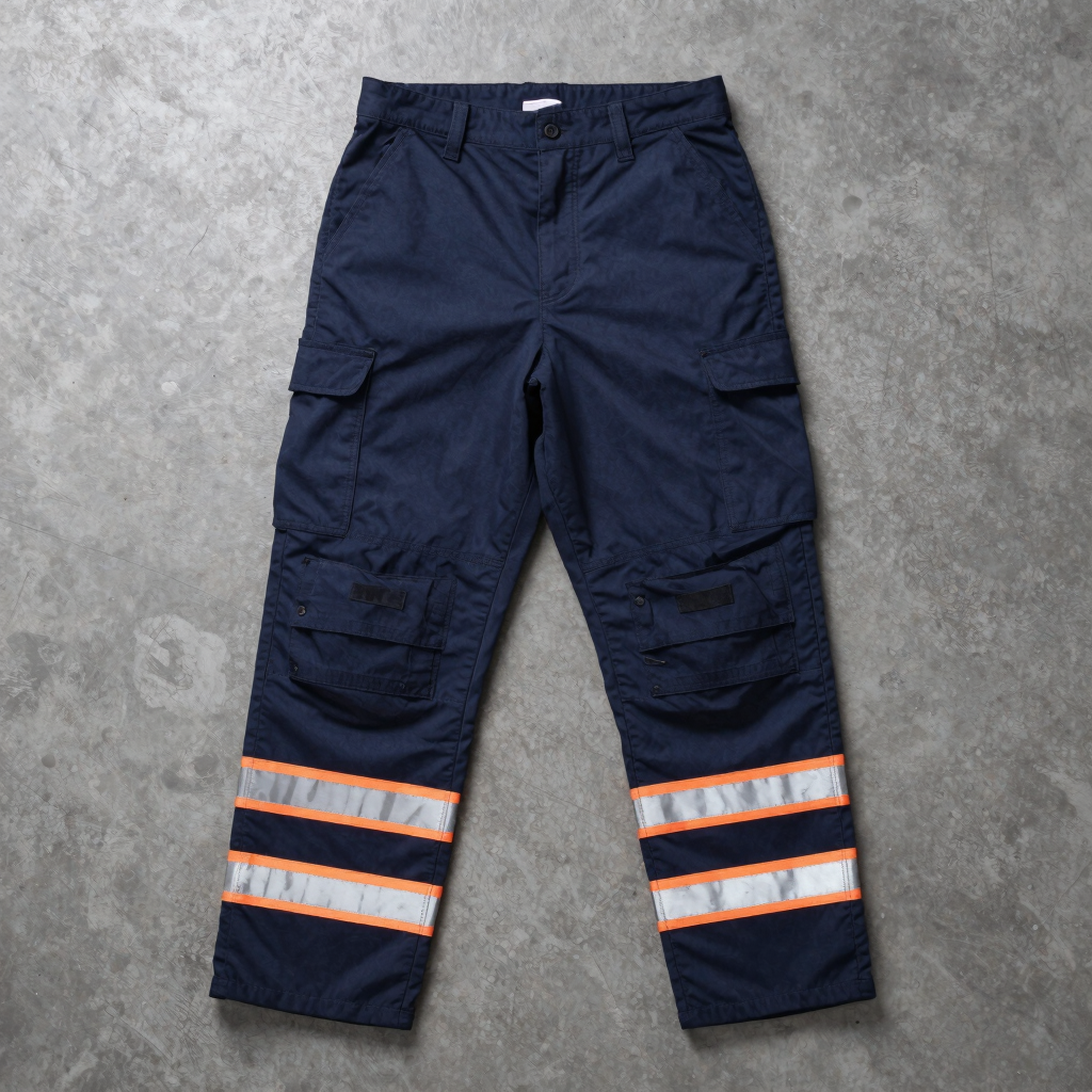 Pantalón de Trabajo con Cinta Reflejante