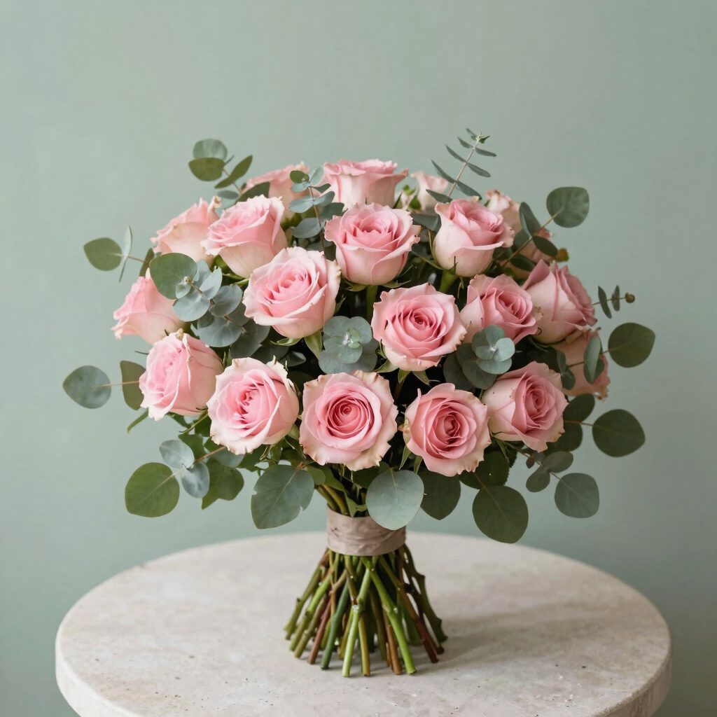 Bouquet Signature Sauge et Rose