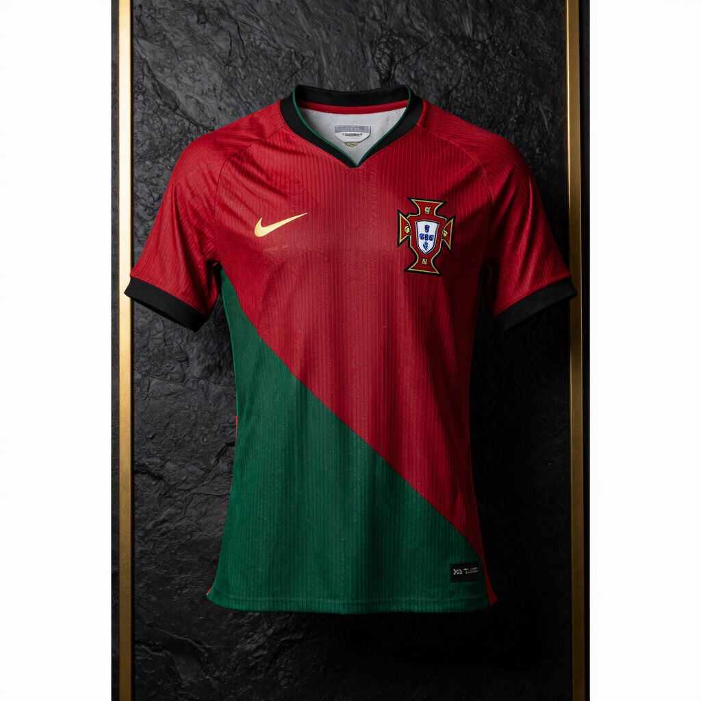 Camisola Oficial Portugal Principal Euro 2024