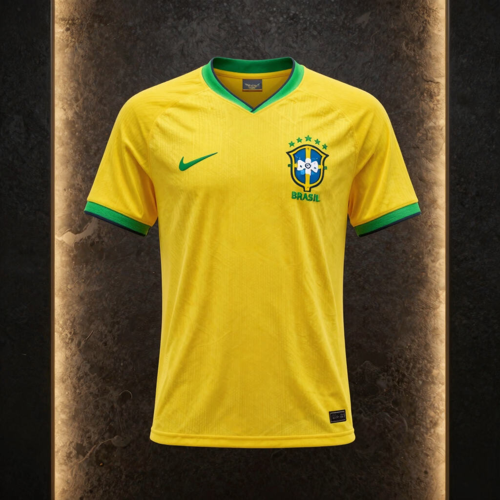 Camisola Oficial Brasil Principal 2024