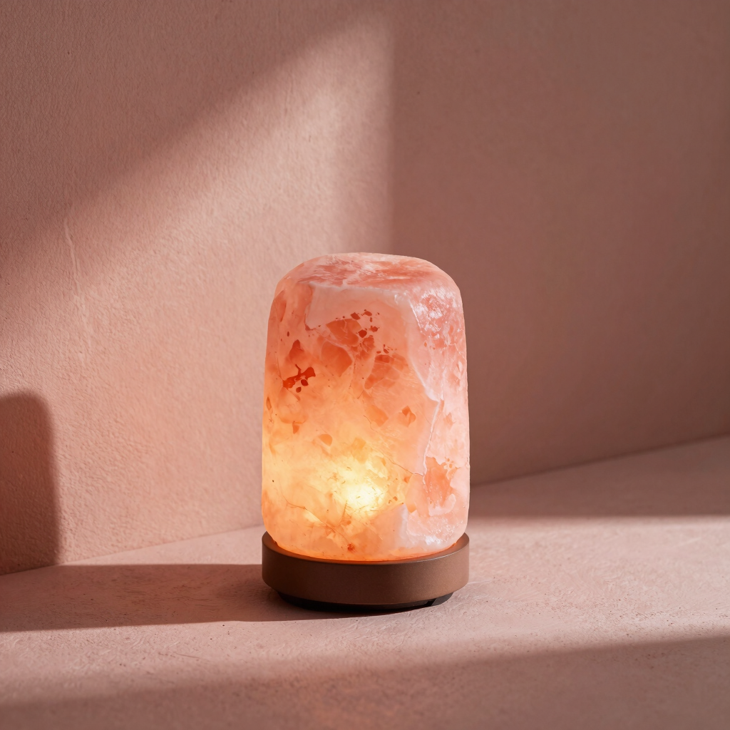 Geometric Cylinder Salt Lamp