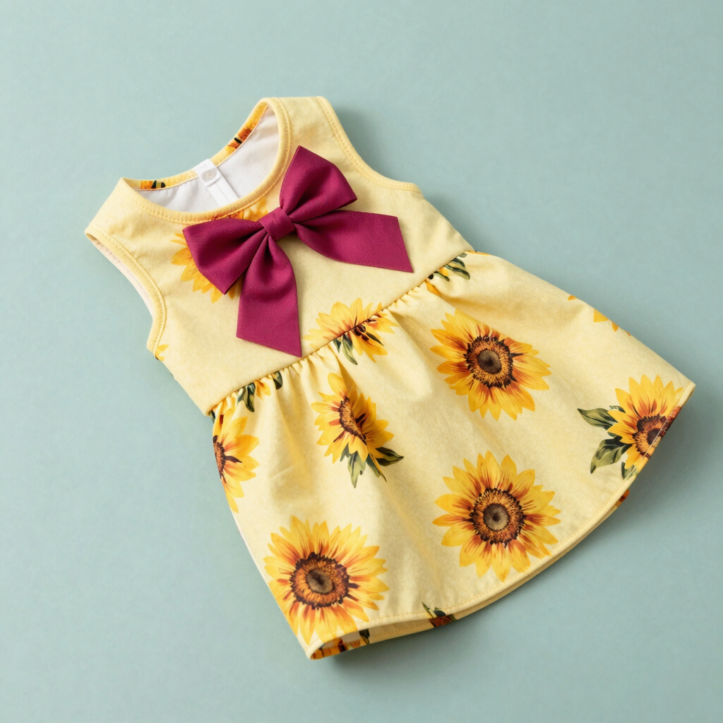 Vestido de Fiesta Girasoles