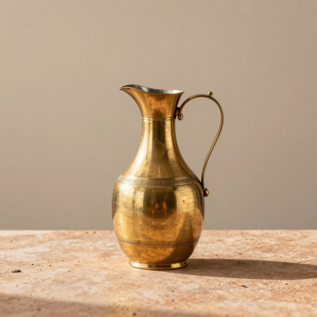 Ganga-Sagar Brass Water Carafe