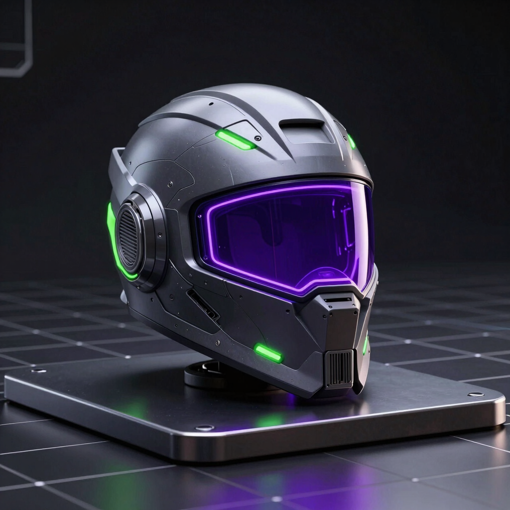 Cyberpunk Operator Helmet Skin