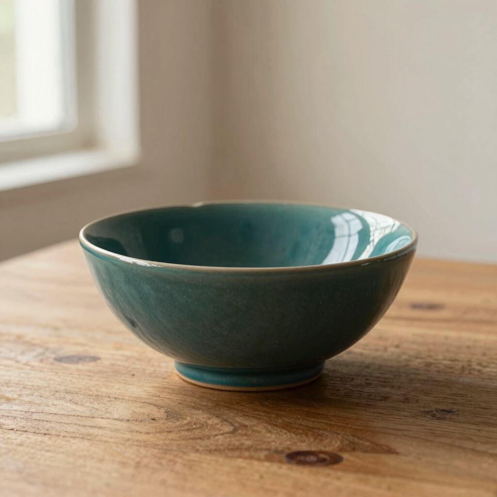 Deep Teal Daily Bowl