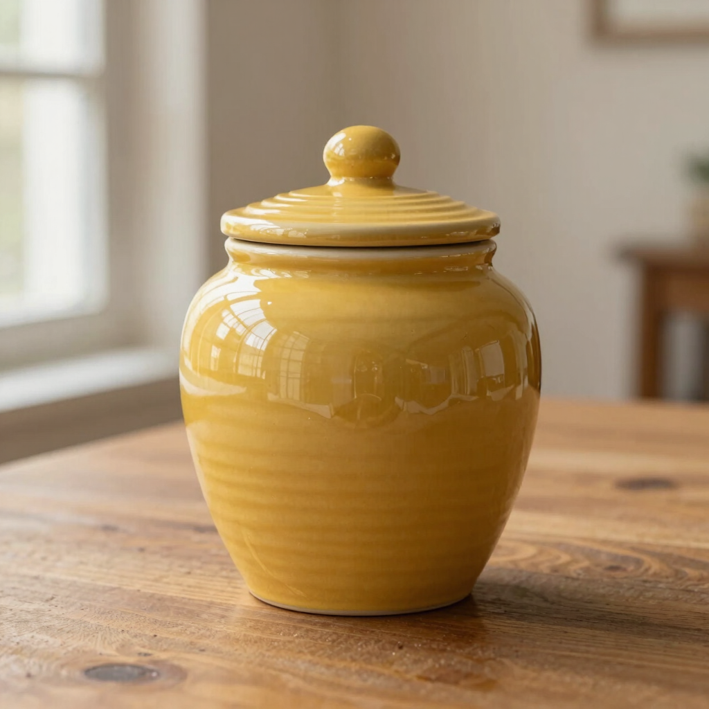 Mustard Honey Drip Jar