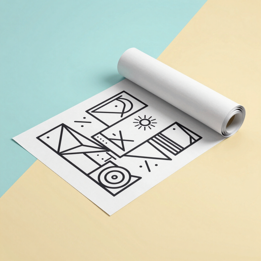 Póster Gigante de Dibujo Colectivo