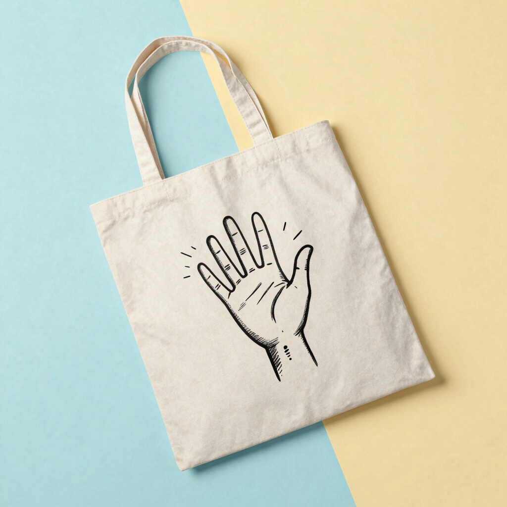 Bolsa de Lona: La Mano Pensante