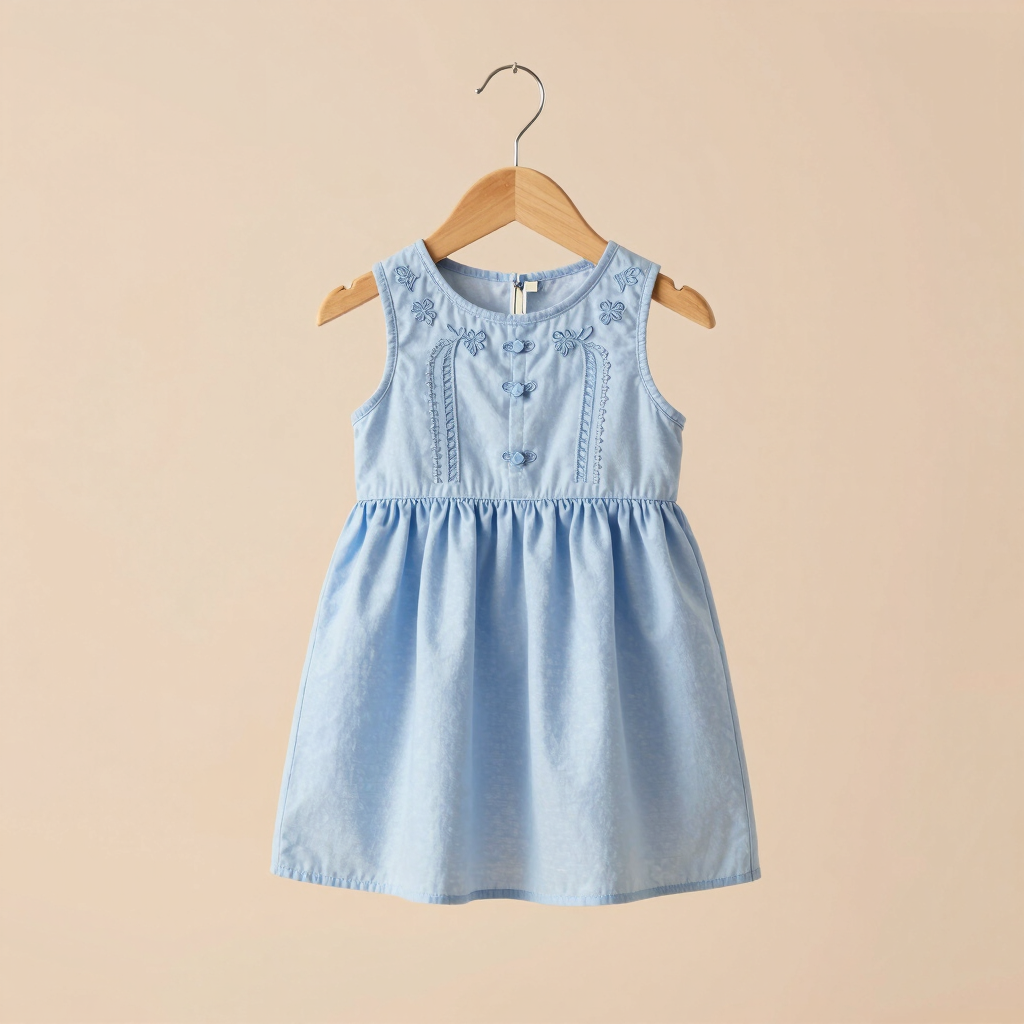 Sky Garden Embroidered Dress