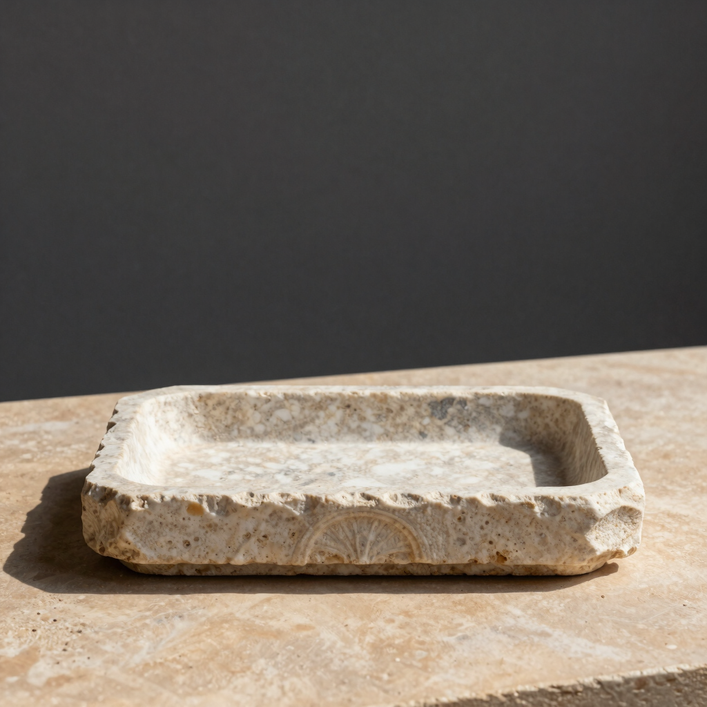 Travertine Arch Tray